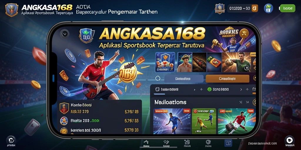 Screenshot menunjukkan gameplay menarik dalam aplikasi Sportsbook ANGKASA168.