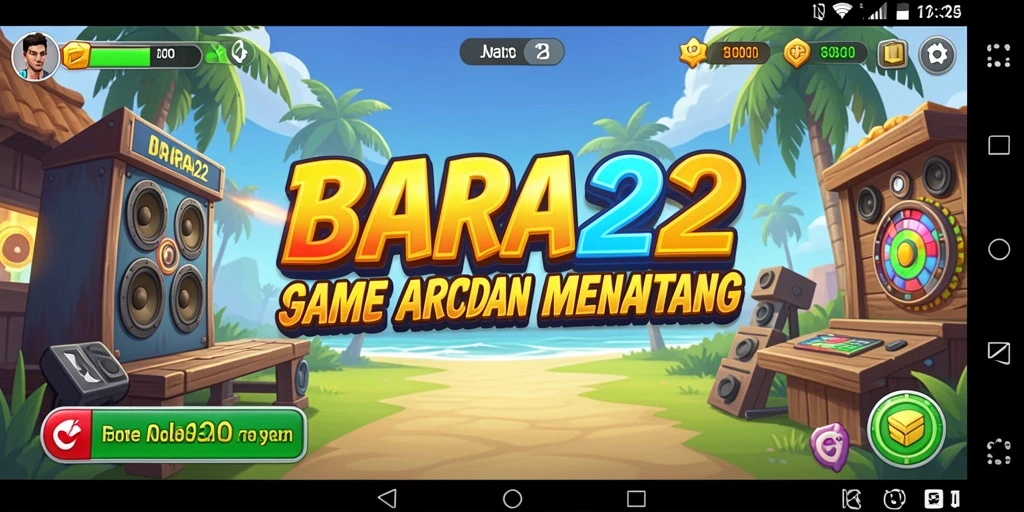 Tampilan gameplay seru dari BARA22 yang menarik.