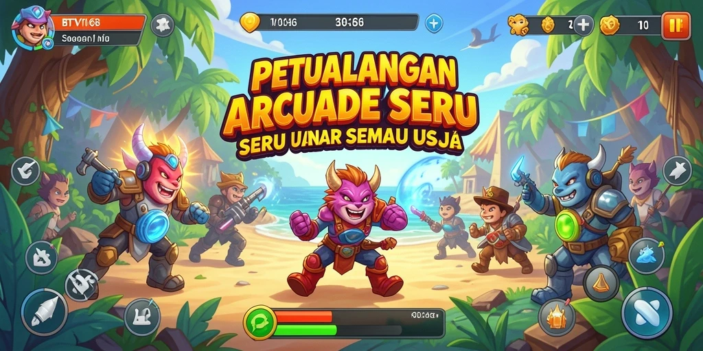 Screenshot gameplay BTV168 yang menunjukkan aksi seru dan penuh warna.