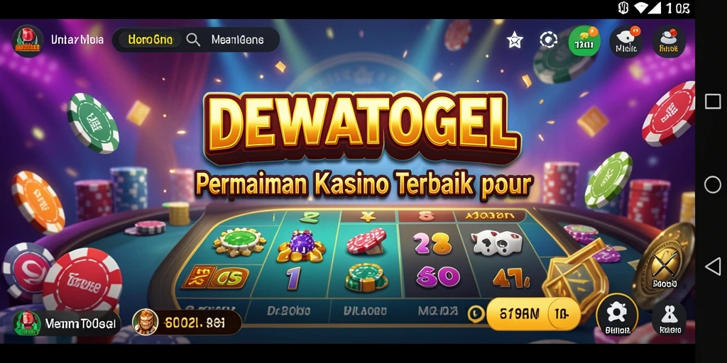 Gameplay DEWATOGEL yang seru dan mengasyikkan di aplikasi Kasino.